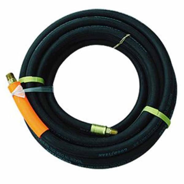 Interstate Pneumatics 3/8 Inch 50 ft Black Rubber Hose HA66-050E - main